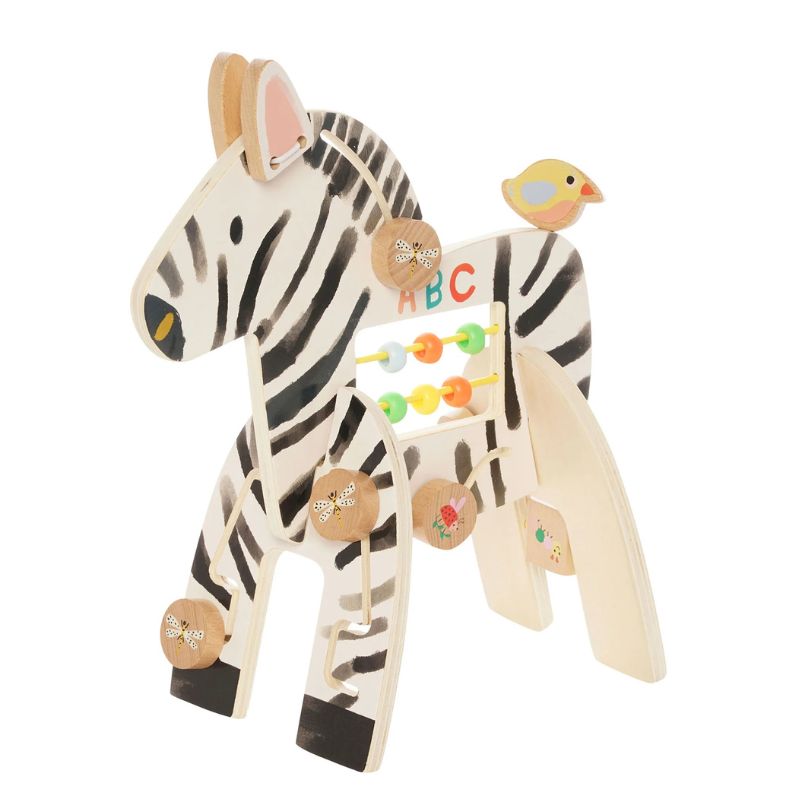 Safari Zebra - Wooden Toddler Activity Toy