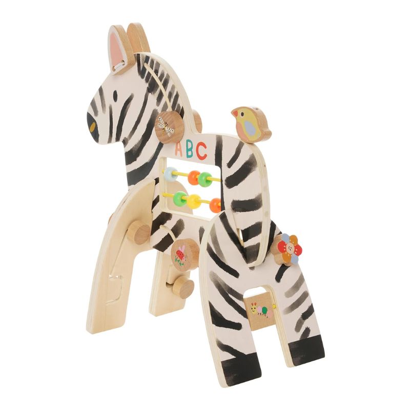 Safari Zebra - Wooden Toddler Activity Toy