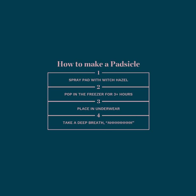 Organic Cotton Postpartum Pads