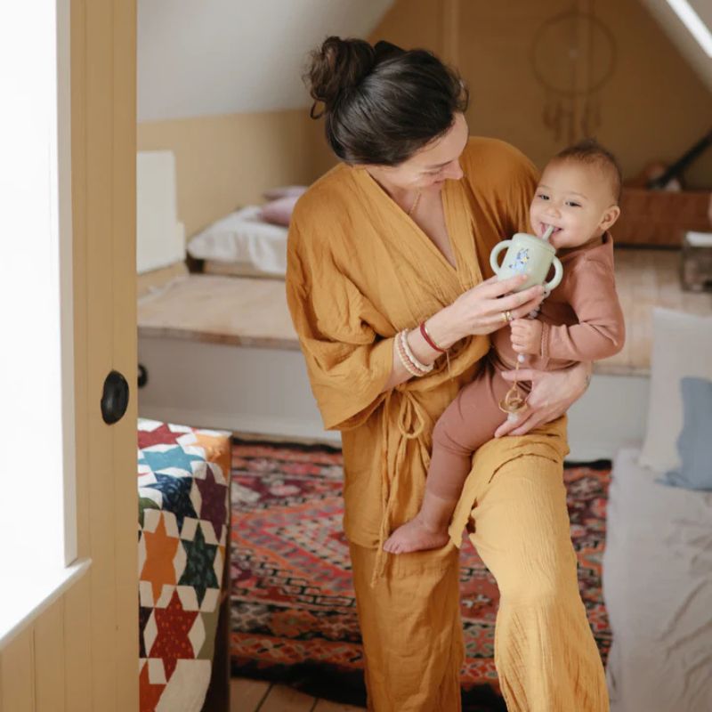 Bluey Silicone Training Cup + Straw