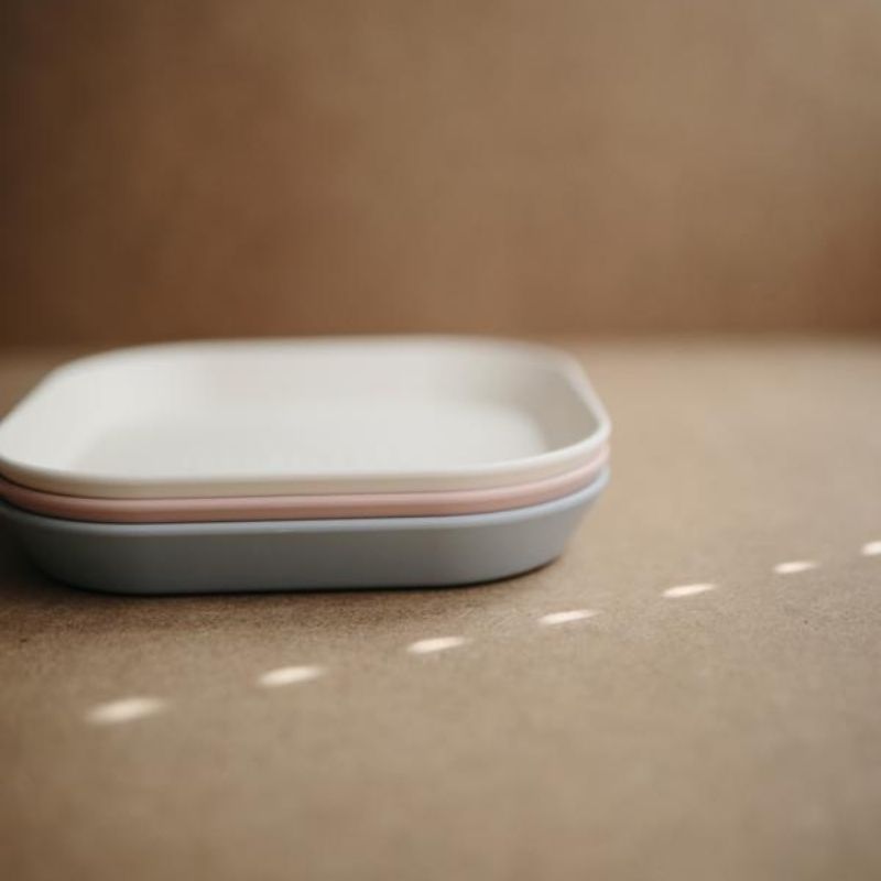 Plate Set Square - 2 Pack Blush