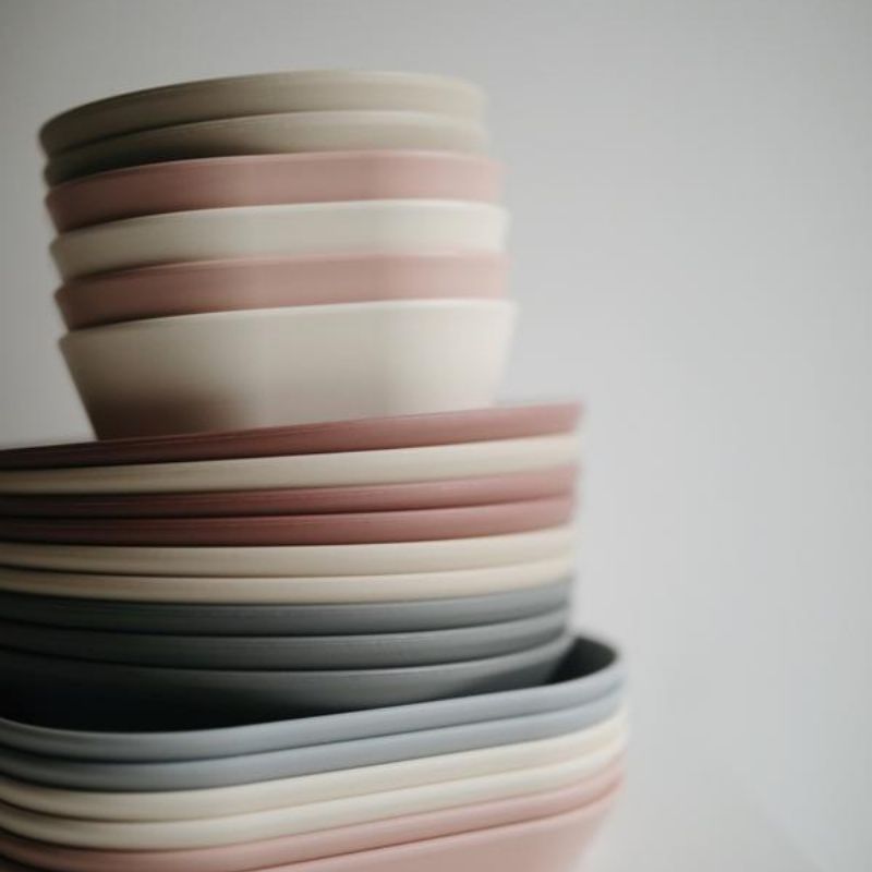 Plate Set Square - 2 Pack Blush