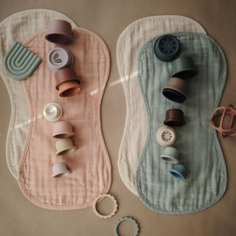 Muslin Burp Cloth Set - 2 Pack