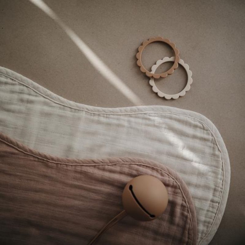 Muslin Burp Cloth Set - 2 Pack Natural