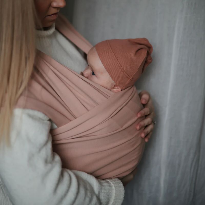 Organic Cotton Baby Wrap Blush