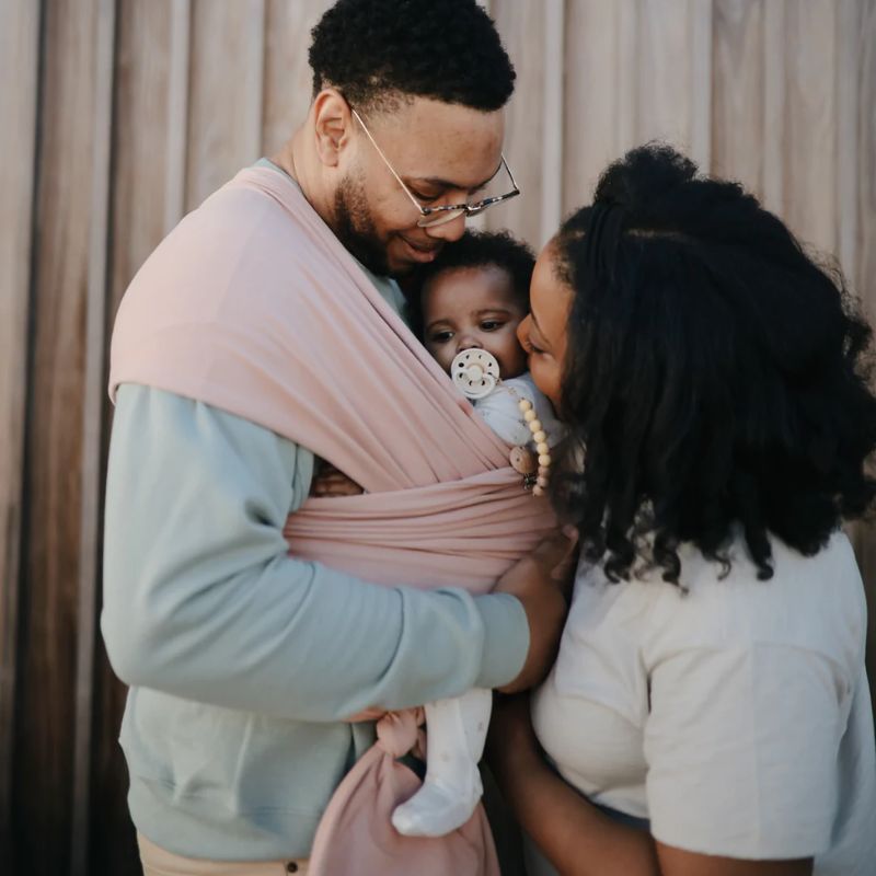 Organic Cotton Baby Wrap Blush