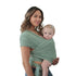 Organic Cotton Baby Wrap Roman Green