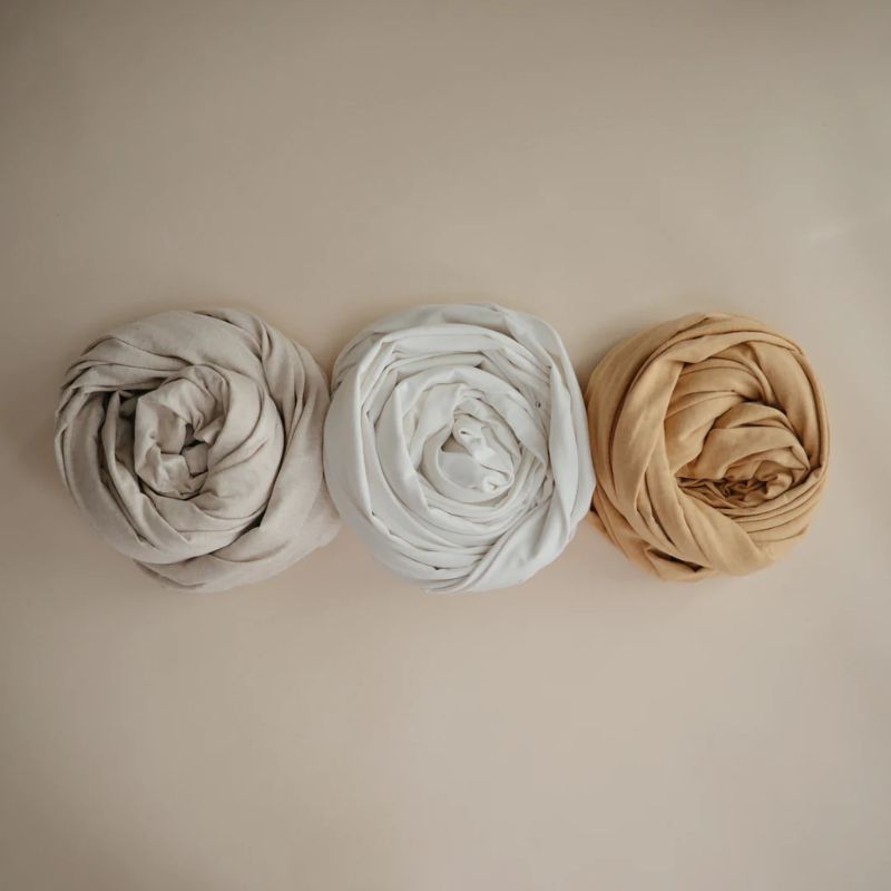 Organic Cotton Baby Wrap Ivory