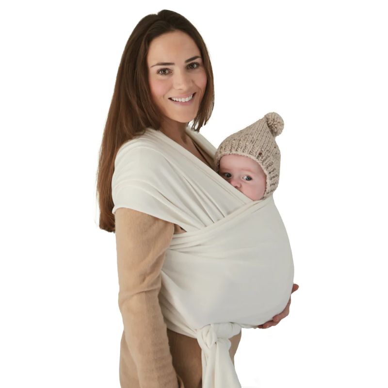 Organic Cotton Baby Wrap Ivory