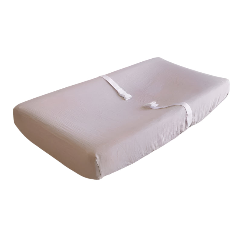 Extra Soft Muslin Changing Pad Cover Blush