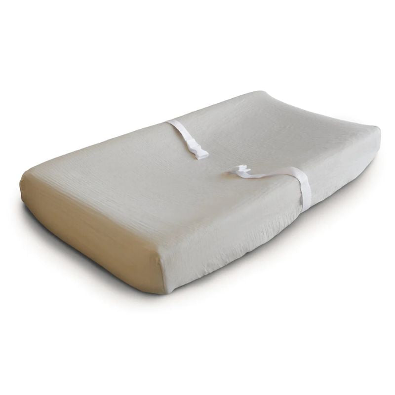 Extra Soft Muslin Changing Pad Cover Fog