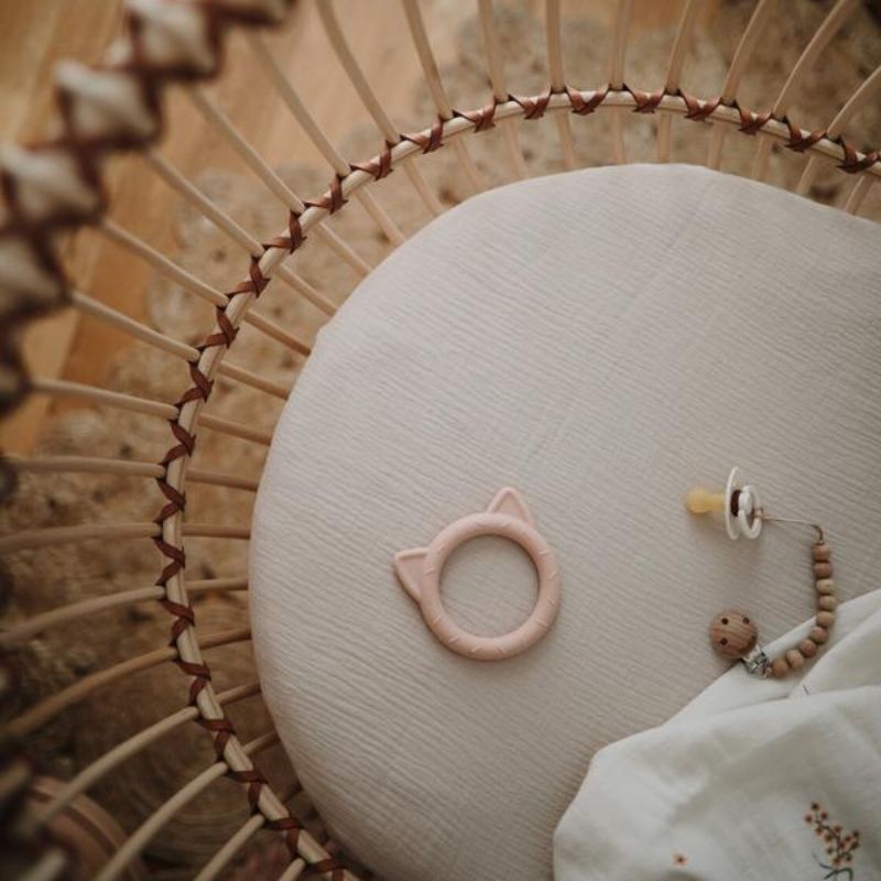 Extra Soft Muslin Crib Sheet Fog