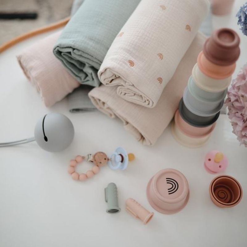 Extra Soft Muslin Crib Sheet Fog