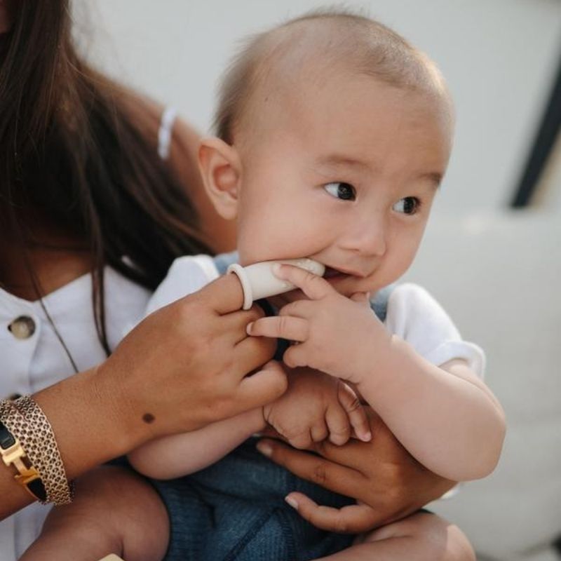 Finger Toothbrush Sand and Blue