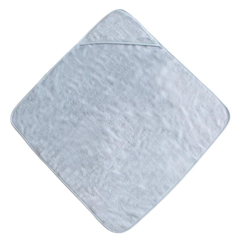 Organic Cotton Baby Hooded Towel Baby Blue