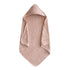 Organic Cotton Baby Hooded Towel Blush