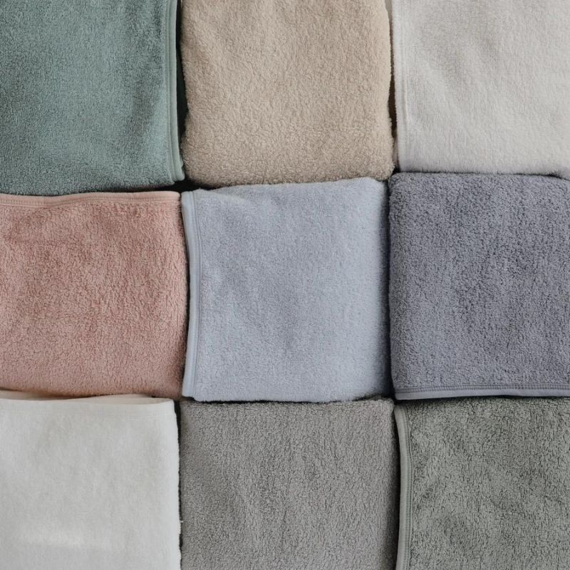 Organic Cotton Baby Hooded Towel Blush