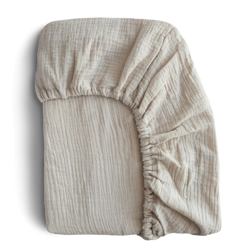 Mini Muslin Crib Sheet Fog
