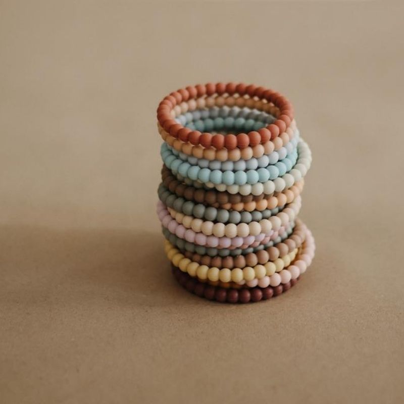 Pearl Teething Bracelets - 3 Pack