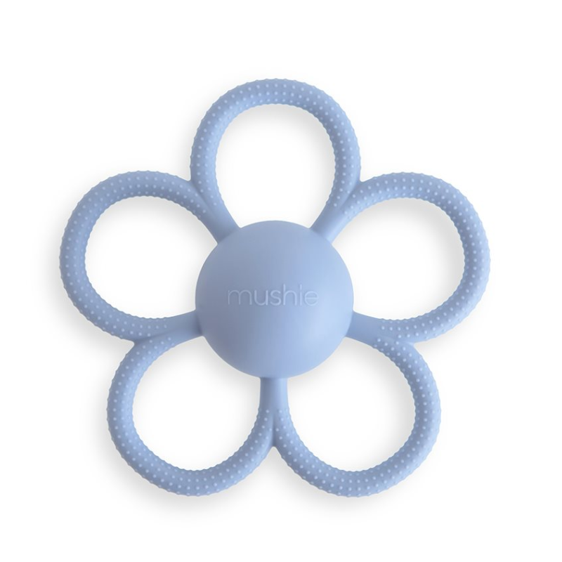 Daisy Rattle Teether - Lilac