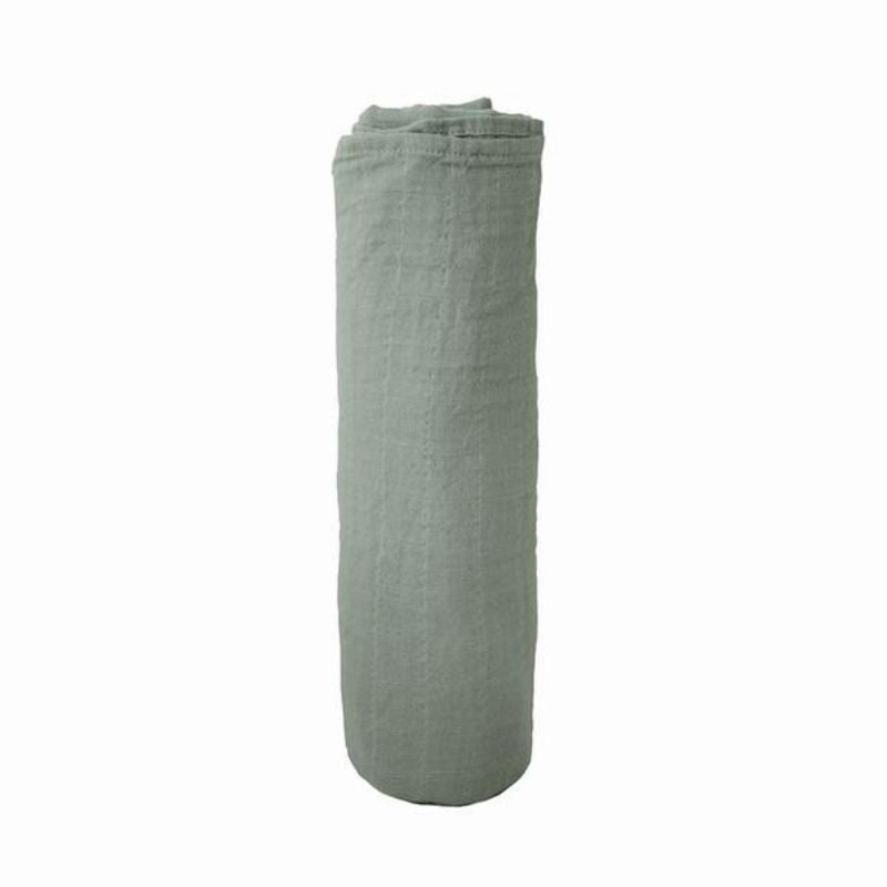 Muslin Swaddle Blanket Sage