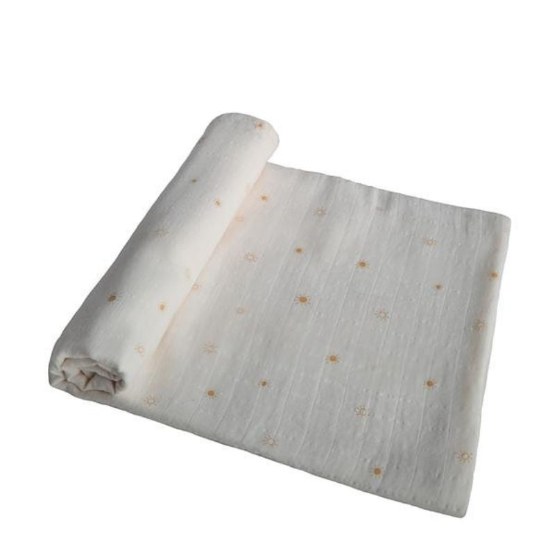 Muslin Swaddle Blanket Sun