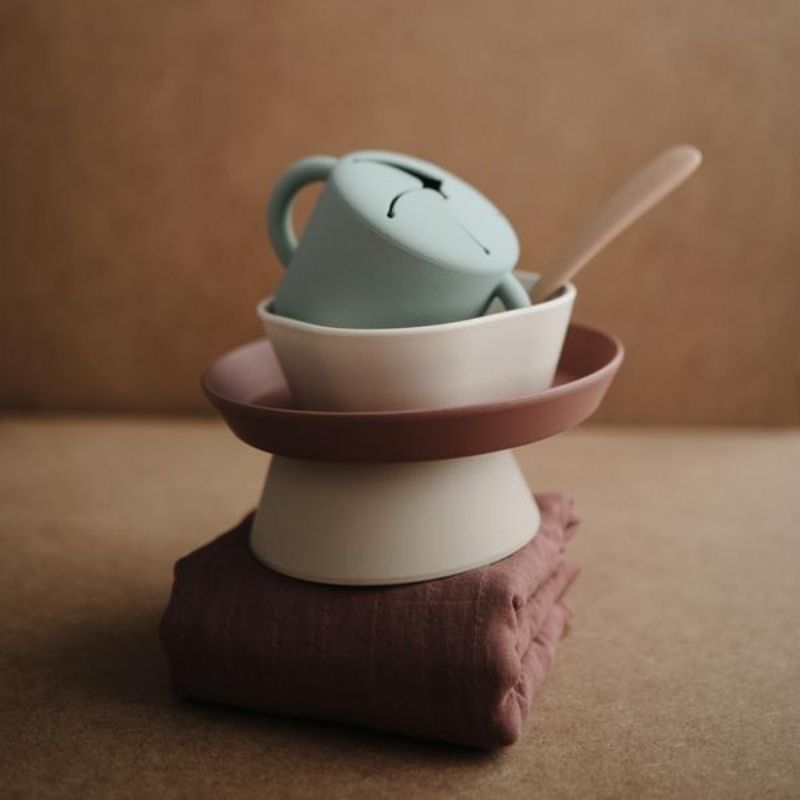 Silicone Suction Plate Natural