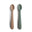 Silicone Feeding Spoons 2-Pack Dried Thyme and Natural