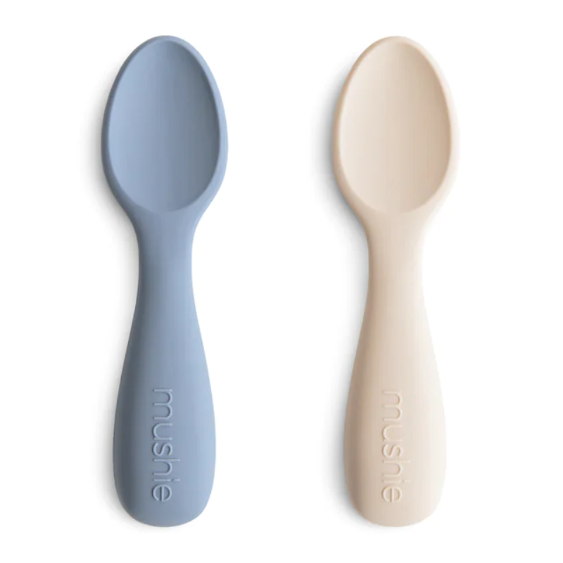 Silicone Toddler Starter Spoons 2-Pack