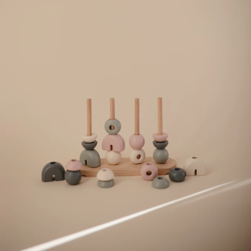 Wooden Multi Shape Stacker | Snuggle Bugz | Canada's Baby Store