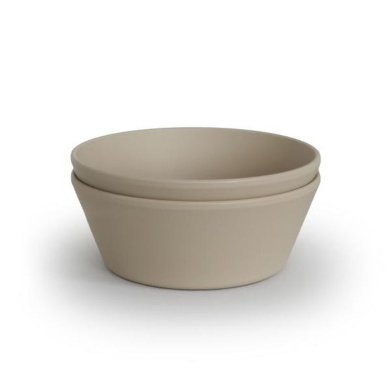 Round Dinnerware Bowl - 2 Pack Vanilla
