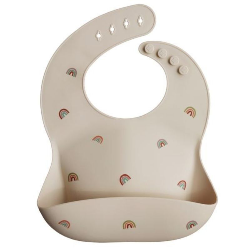 Silicone Baby Bib Rainbows