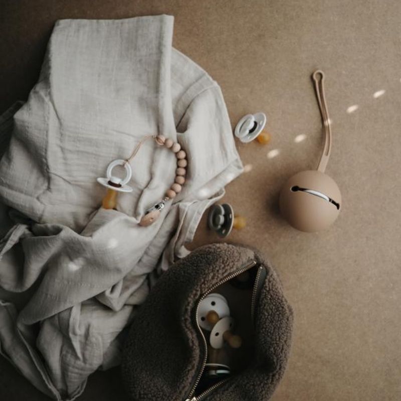 Silicone Pacifier Holder Case Natural