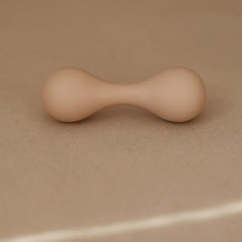 Silicone Baby Rattle Natural