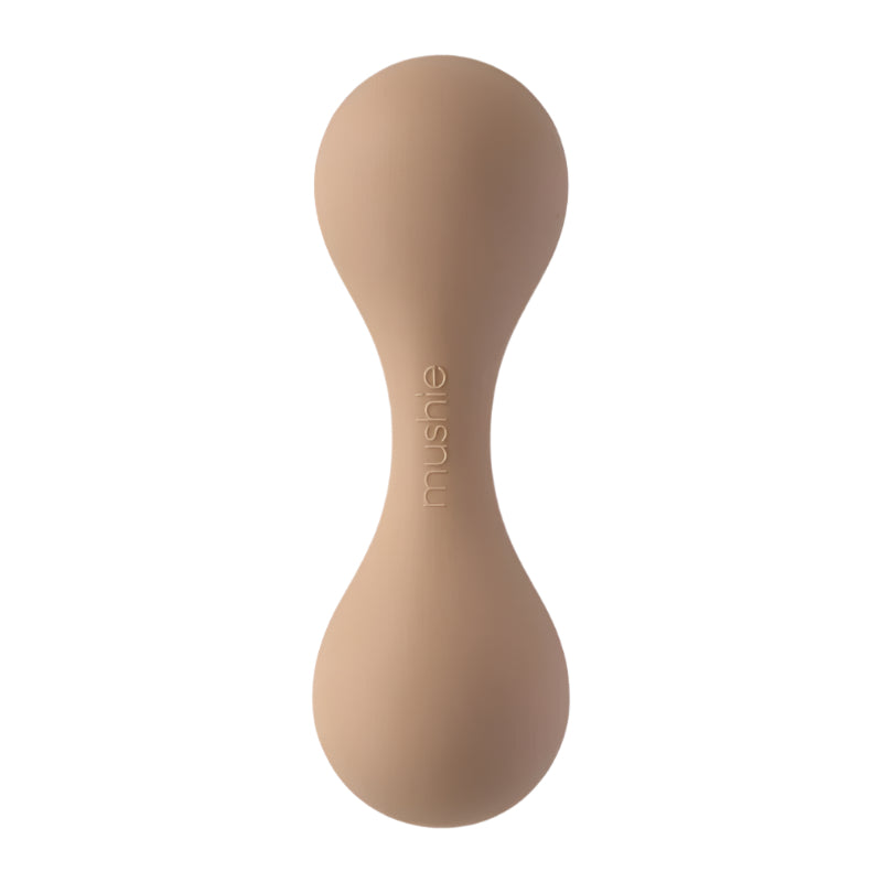 Silicone Baby Rattle Natural