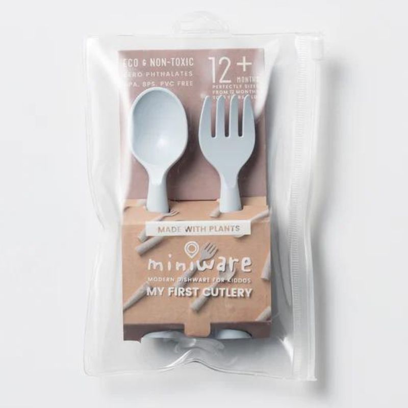 My First Cutlery Set Dove Grey