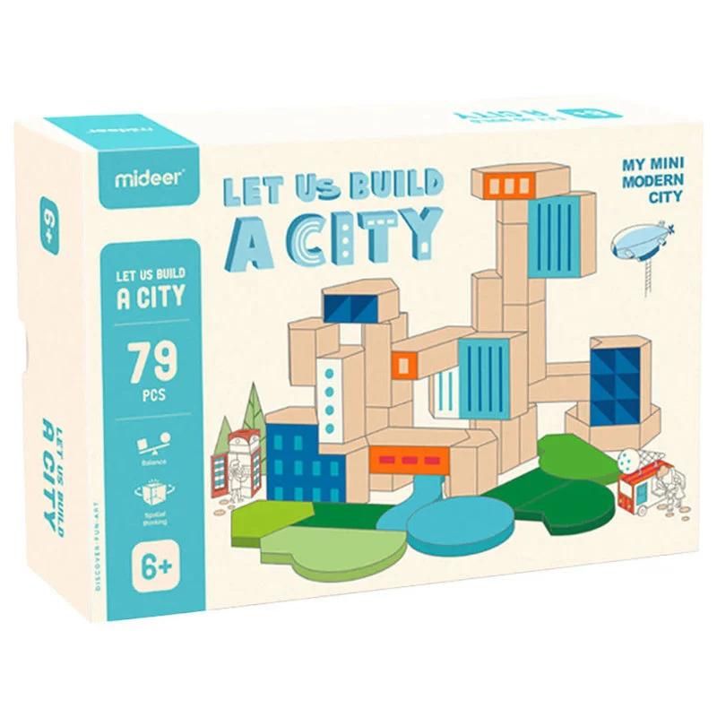 Let Us Build a City Blocks Set - 79 Pieces