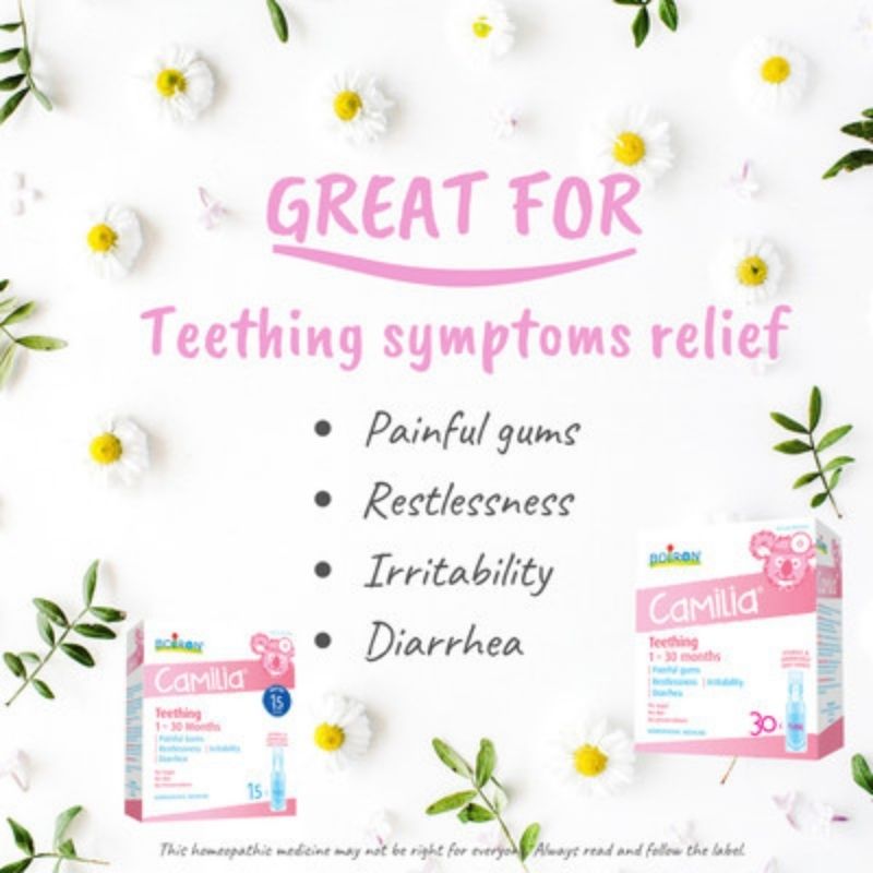 Camilia Relieves Teething Symptoms