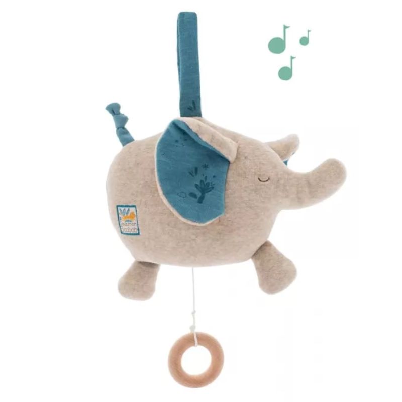 Elephant musical soft toy