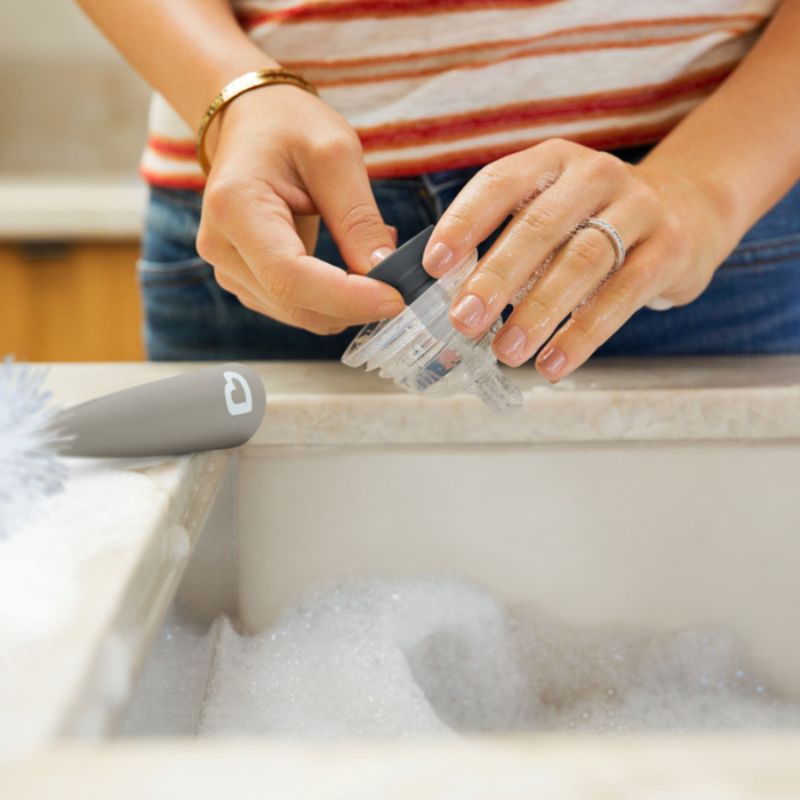Sponge Bottle Brush - Grey