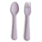 Fork & Spoon Set Soft Lilac