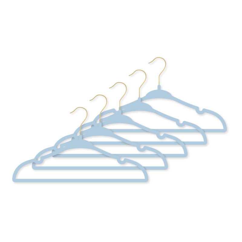 Hangers With Gold Hook - 10 Pack