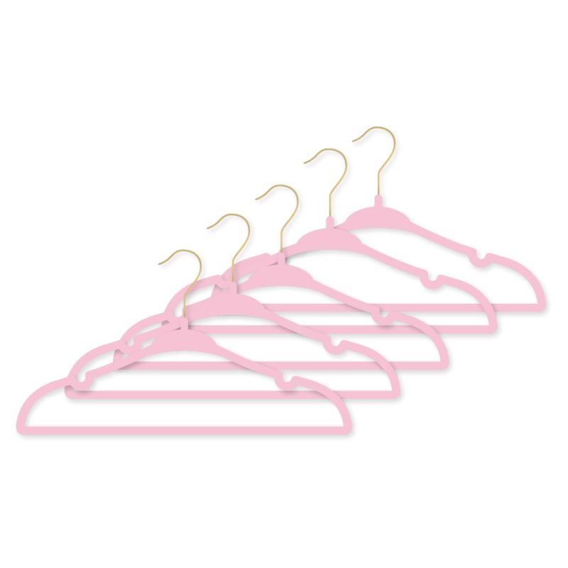 Hangers With Gold Hook - 10 Pack