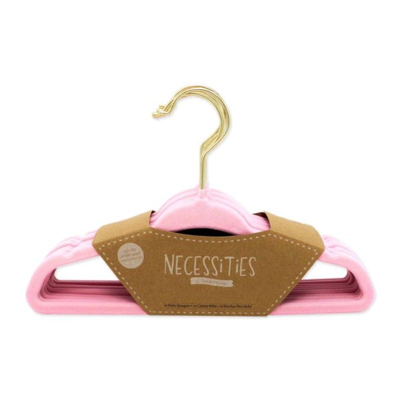 Hangers With Gold Hook - 10 Pack