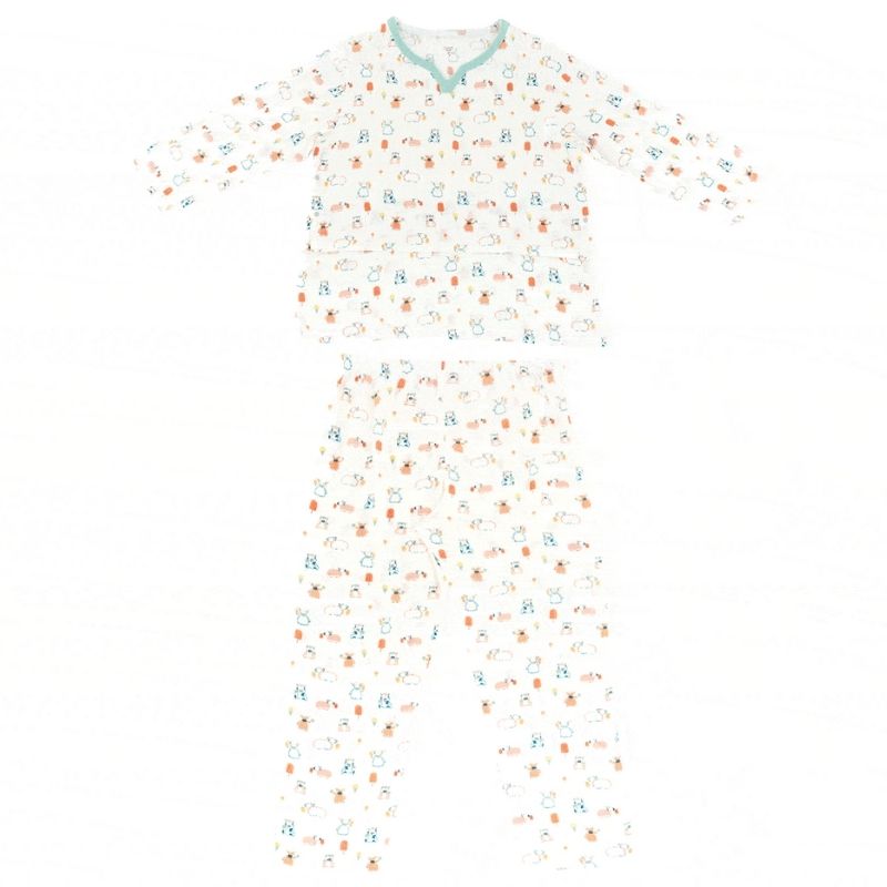 Women's Bamboo 3/4 Sleeve Nursing PJ Set