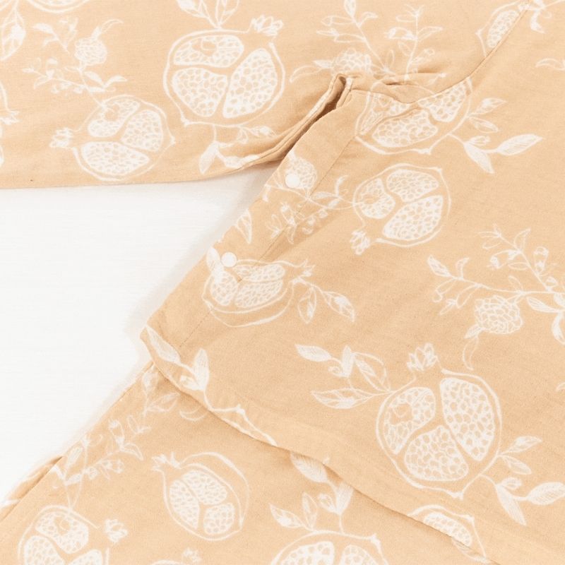 Women's Bamboo 3/4 Sleeve Nursing PJ Set Pomegranate