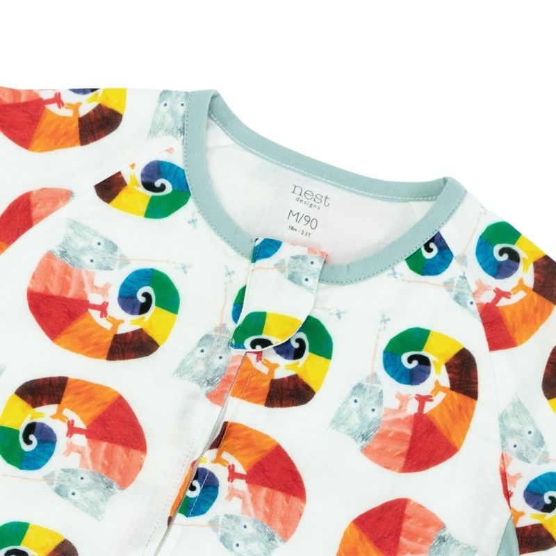 Long Sleeve Sleep Suit 0.6 TOG The Mixed-Up Chameleon