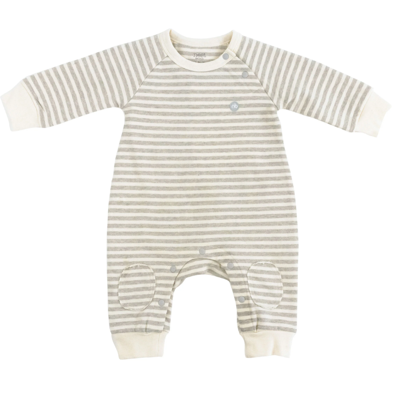French Terry Long Sleeve Romper