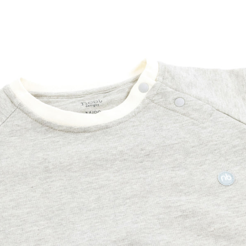French Terry Long Sleeve Crew Neck Shirt