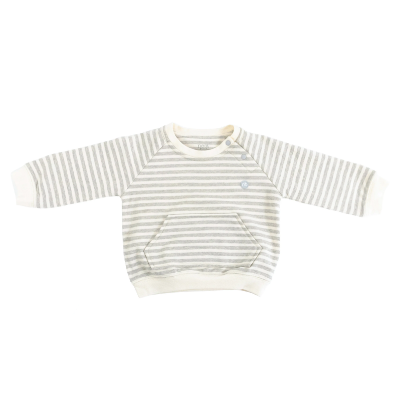 French Terry Long Sleeve Crew Neck Shirt